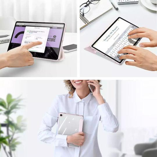 Dux Ducis Toby Flip Cover Ροζ (Galaxy Tab A9+)