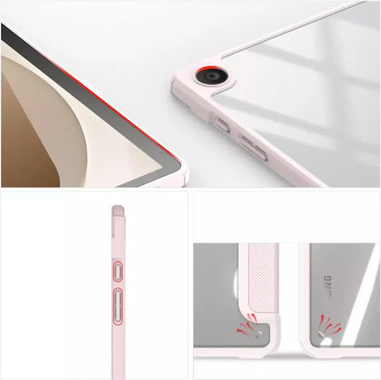 Dux Ducis Toby Flip Cover Ροζ (Galaxy Tab A9+)