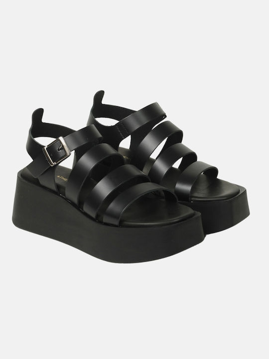 InShoes Platforme dama Negre