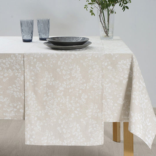 Dimeco Tischdecken Aria Beige 135x135cm