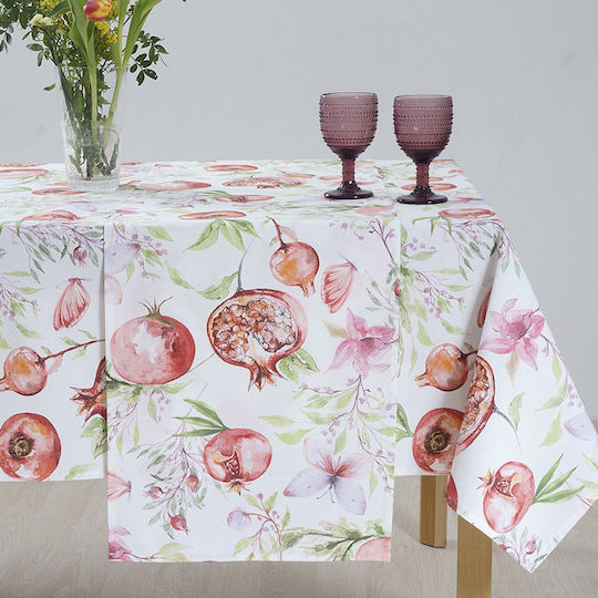 Dimeco Rotunda 5330 Pink Tablecloth 220cm Diameter