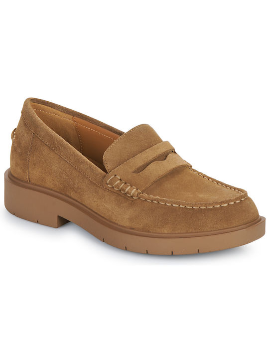 Geox D Spherica Ec1 Moc Women's Moccasins in Brown Color