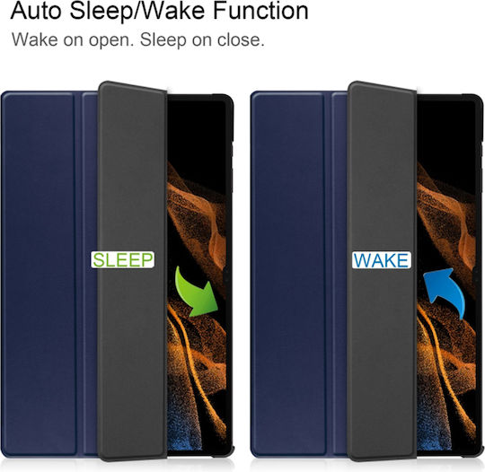 Techsuit Foldpro Flip Cover Μπλε (Samsung Galaxy Tab S9 Ultra)