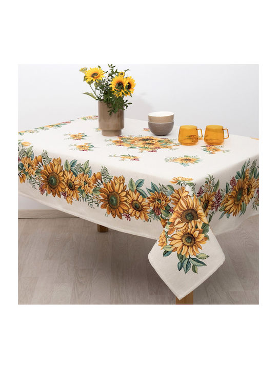 Dimeco Tablecloth Sun Ecru 140x140cm