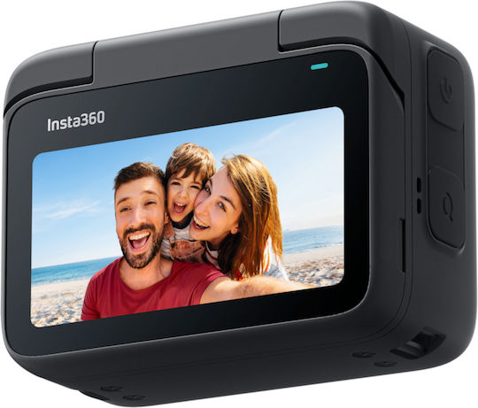 Insta360 GO 3S Standard Edition 64GB Action Camera 4K Ultra HD 360° Capture Underwater Midnight Black with Screen 2" and Wi-Fi Black
