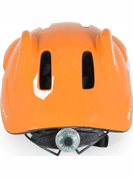 Byox Kids' Helmet for City Bike Orange with LED Light