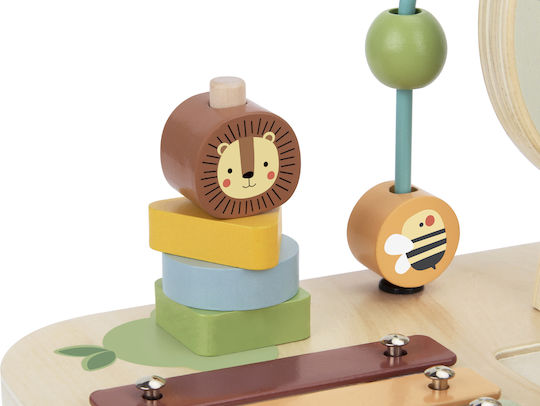 Tooky Toys Activity Table made of Wood with Music for 24++ Months
