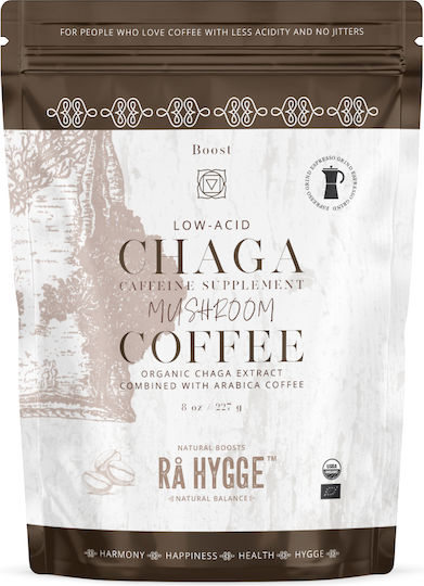 Rå Hygge Bio Chaga Pilz Kaffee Espresso gemahlen 227g