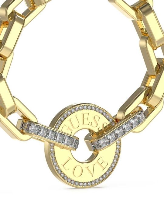 Guess Bracelet made of Steel Gold Plated