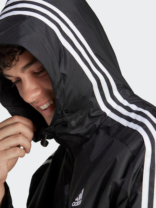 3-Stripes Sportjacke Schwarz