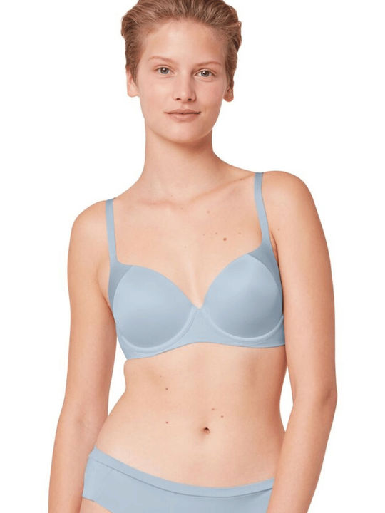 Body Make-up Soft Touch Wp Ex Bra with Light Padding Underwire Sky Blue