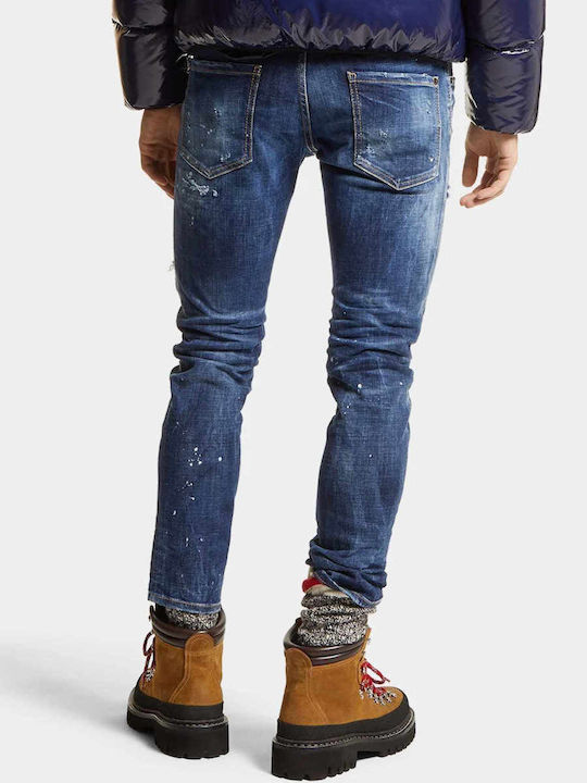 Dsquared2 Pantaloni de Bărbați din Jean Blue