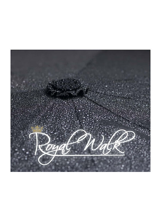 Royal Walk Windproof Automatic Umbrella Compact Black