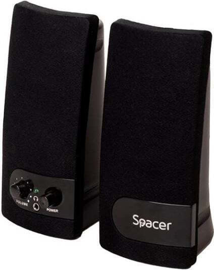 Spacer SPB-216 Computerlautsprecher 2.0 mit Leistung 6W in Schwarz Farbe