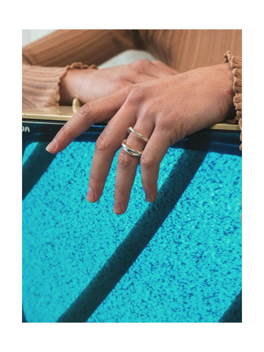 Nasilia Jewelry Γυναικείο Δαχτυλίδι από Ασήμι Επιχρυσωμένο Nasilia Jewelry Γυναικείο Δαχτυλίδι από Ασήμι Επιχρυσωμένο