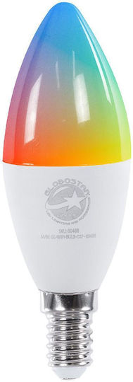 GloboStar Smart LED Bulb 5.5W for Socket E14 and Shape C37 Adjustable White 550lm Dimmable