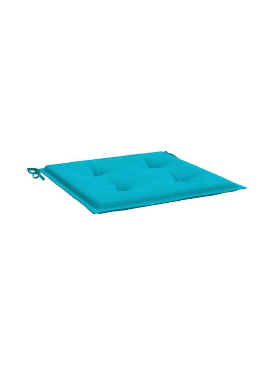 vidaXL Waterproof Garden Chair Cushion Turquoise 4 Pieces 40x40cm