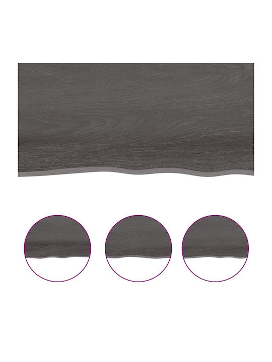 Brown Wall Shelf 80x60x4cm