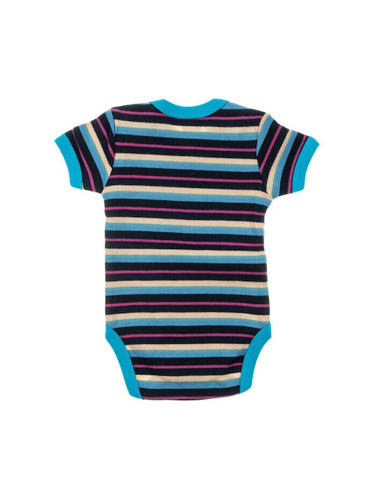 Elioli Baby Bodysuit Short-Sleeved Colorful Stripes