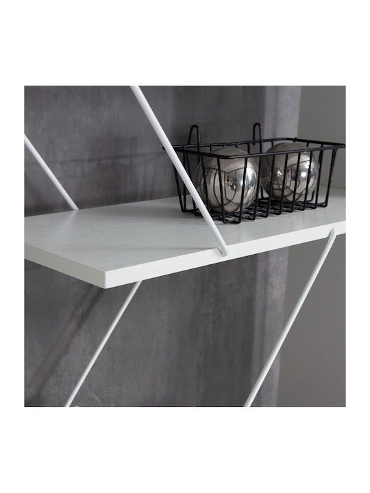 Βιβλιοθήκη Model Λευκό 84x24x157εκ.