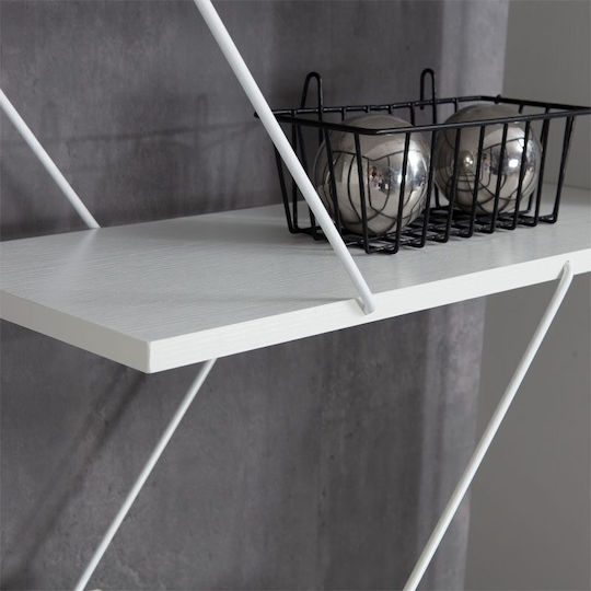 Bücherregal Model Weiß 84x24x157cm