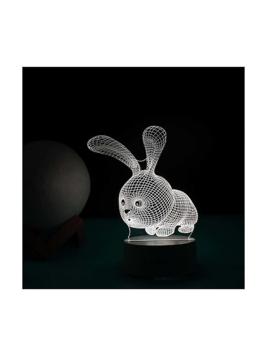 Dekorative Lampe 3D-Illusion Mehrfarbig