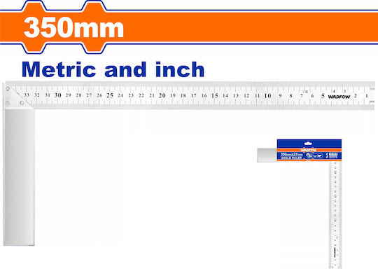 Wadfow Winkelmesser Aluminium Länge 35cm