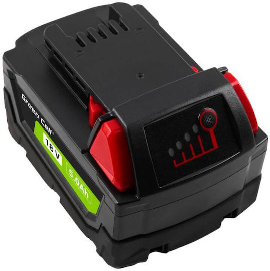 Green Cell Μπαταρία Εργαλείου Λιθίου 18V με Χωρητικότητα 5Ah για Milwaukee