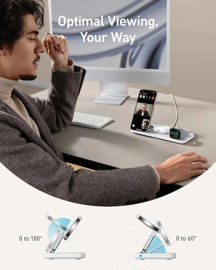 Anker Magsafe Charger and Cable USB-C - USB-C 15W Whites (MagGo)