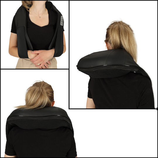 ikonka Massage Device Shiatsu for the Neck, the Head, the Back, the Legs & the Body against Cellulite with Heating Function