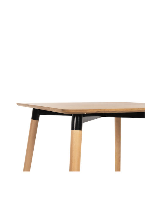 Minimal Square Table Kitchen Wooden 73x73x74cm