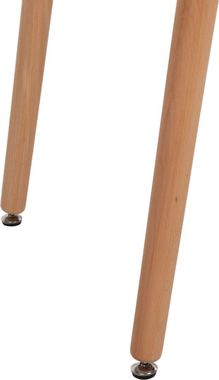 Minimal Τραπέζι Κουζίνας Ξύλινο Λευκό 120x80x73εκ.