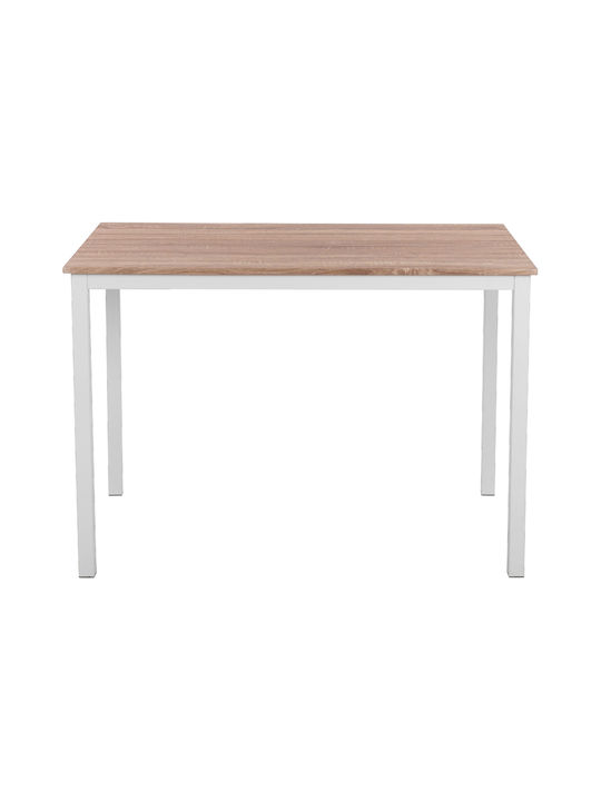 Sonama Tisch Speisesaal Holz mit Metallgestell 110x70x76cm