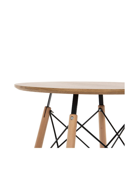 Minimal Table Kitchen Wooden Natural 46x48x76cm