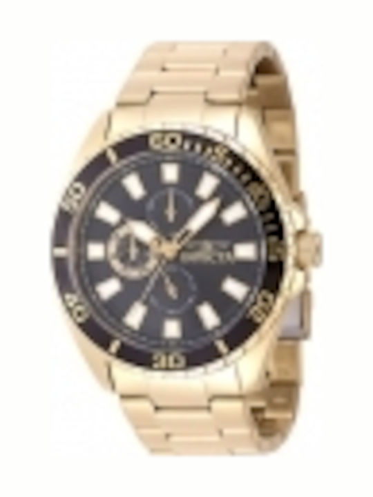 Invicta Pro Diver Ρολόι Μπαταρίας με Μεταλλικό Μπρασελέ Invicta Pro Diver Ρολόι Μπαταρίας με Μεταλλικό Μπρασελέ
