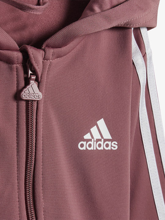 Παιδικό Σετ Φόρμας Ροζ 3τμχ Sportswear Essentials Shiny