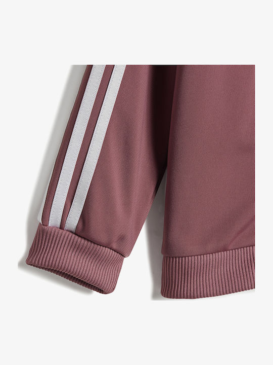 Παιδικό Σετ Φόρμας Ροζ 3τμχ Sportswear Essentials Shiny