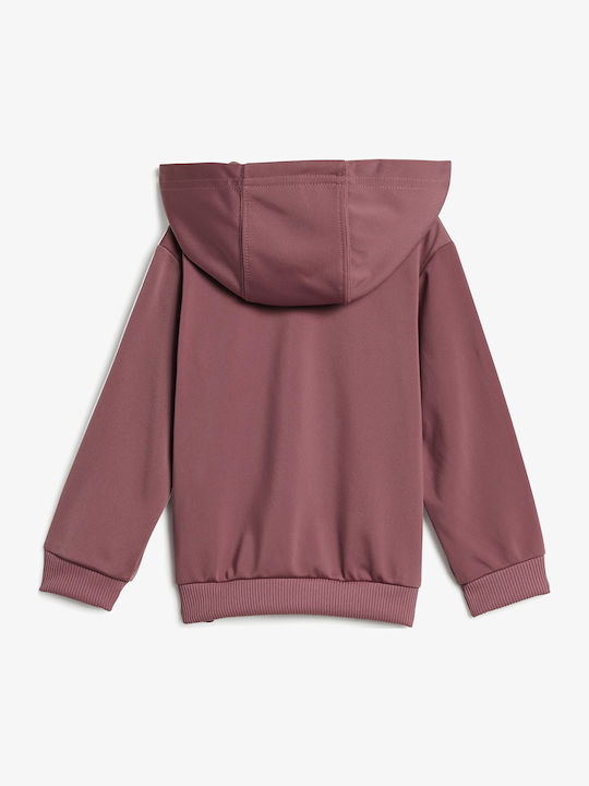 Παιδικό Σετ Φόρμας Ροζ 3τμχ Sportswear Essentials Shiny
