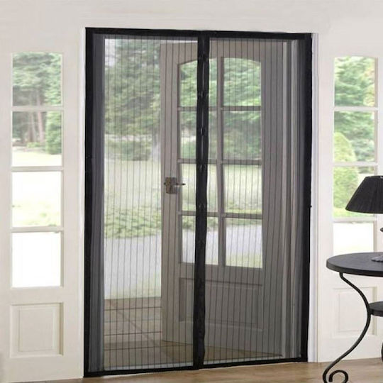Sidirela Door Curtain Made of Gray Wood 140x220cm E-3453GR