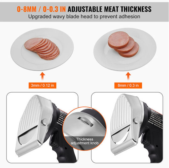 Vevor Electric Doner Kebab Knive 80W with Cutting Disc 100mm TEQKRDW80WBDNAO7VV2