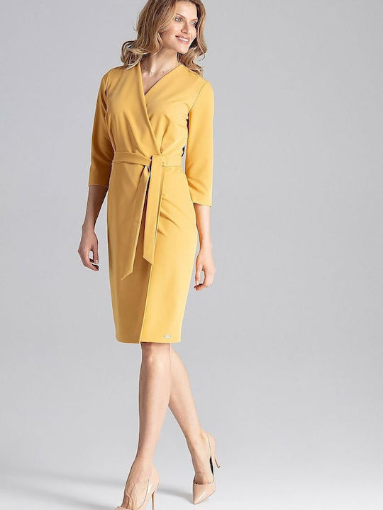 Figl Dress Yellow