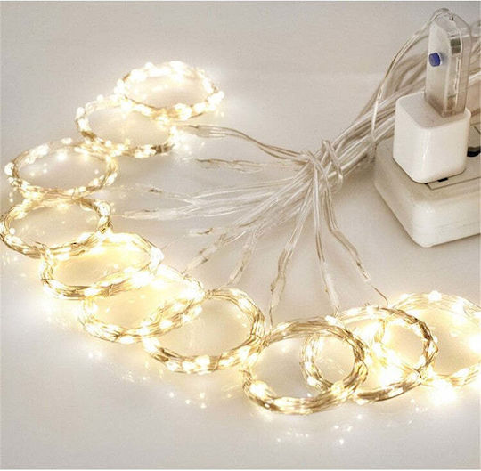 200 Lichter LED 3m. x 200cm USB Typ Vorhang 1Stück 200 Lichter LED 3m. x 200cm USB Typ Vorhang 1Stück
