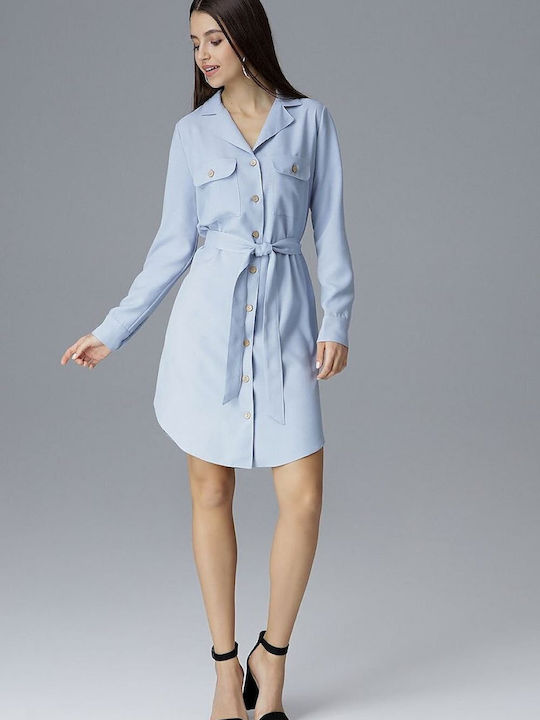 Figl Shirt Dress Dress Gray