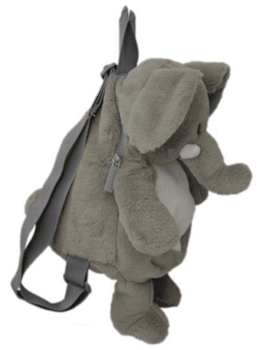 Synchronia Elefant Kinder Rucksack Rucksack Gray 25cmx25cmx40cmcm