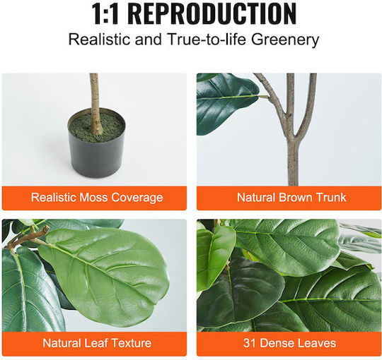 Outdoor Ficus Tree 155.6cm Vevor