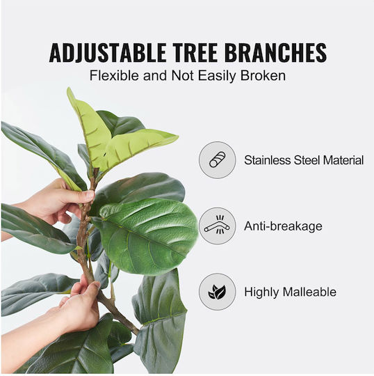 Outdoor Ficus Tree 155.6cm Vevor