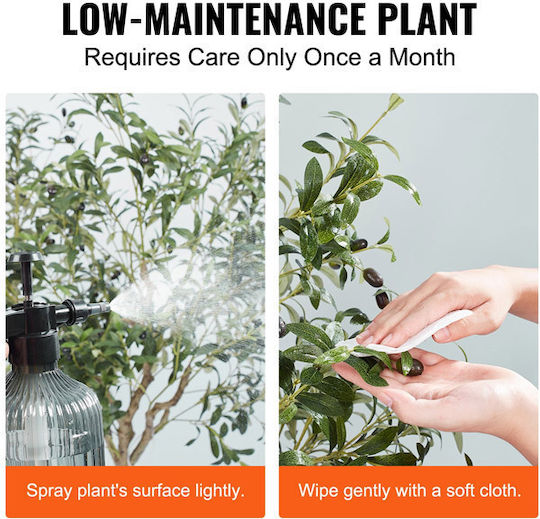 Künstliche Pflanze im Topf Olive Grün 179cm Vevor