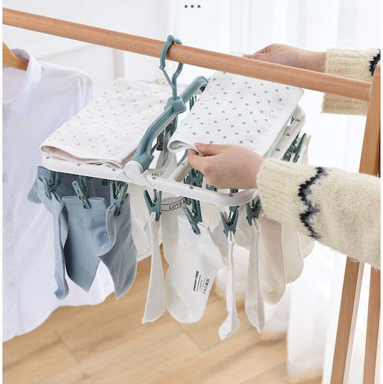 Plastic Clothespins 36x24cm White