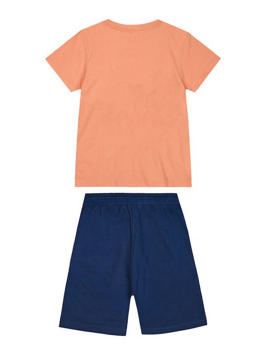 Energiers Kids Set with Shorts Summer 2pcs Blue