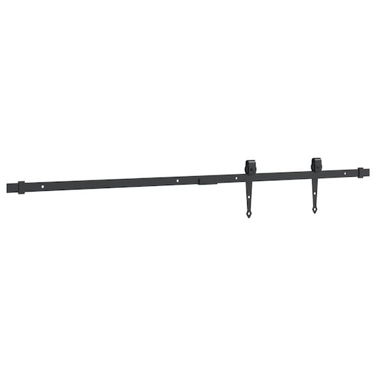 vidaXL Μηχανισμός Επαναφοράς για Πόρτες έως 122cm και 20kg Μαύρος